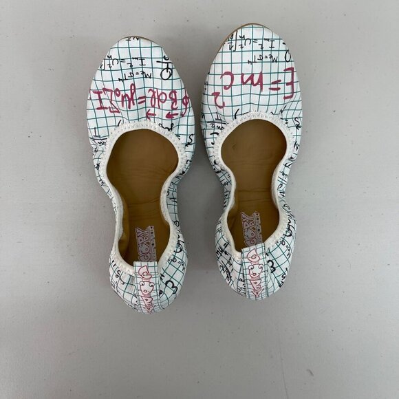 Goby Math Science Novelty Print Slip On Ballet Flats Shoes Womens size 39 US 8.5 - Picture 5 of 10